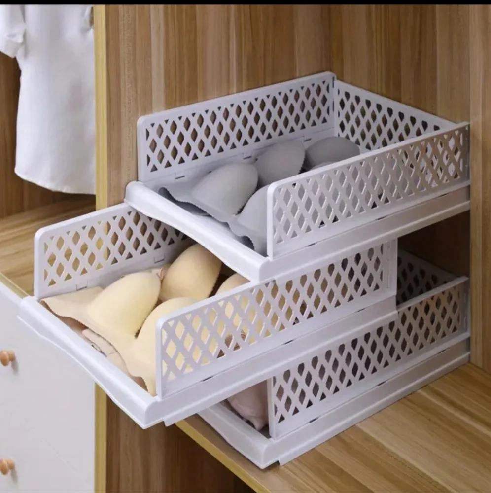 Set Of 3 Stackable Plastic Rack - Picture 1 of 3